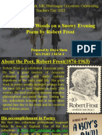 Stopping by Woods On A Snowy Evening A Poem by Robert Frost