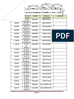 Calendario de Aseo Escuela 2013