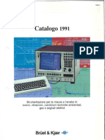 Bruel & Kjaer - Catalogo Riassuntivo 1991