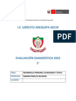 Evaluación Diagnóstica 5to