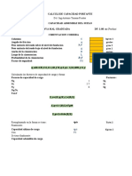 Cálculo de capacidad portante del suelo