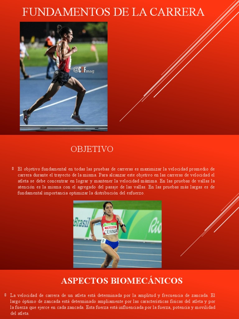 Fundamentos de Las Carreras | PDF | Deporte del atletismo | Fuerza