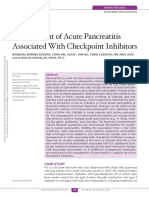 Management of Acute Pancreatitis Associated With Checkpoint Inhibitors