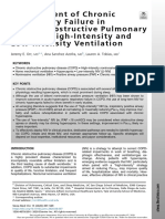 Management of Chronic Respiratory Failure in Chronic Obstructive Pulmonary Disease. High-Intensity and Low-Intensity Ventilation
