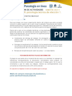 Programa de Actividades Psicología Teórica de Elección I 2023-1