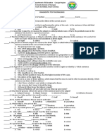 Diagnostic Test in Grade 8