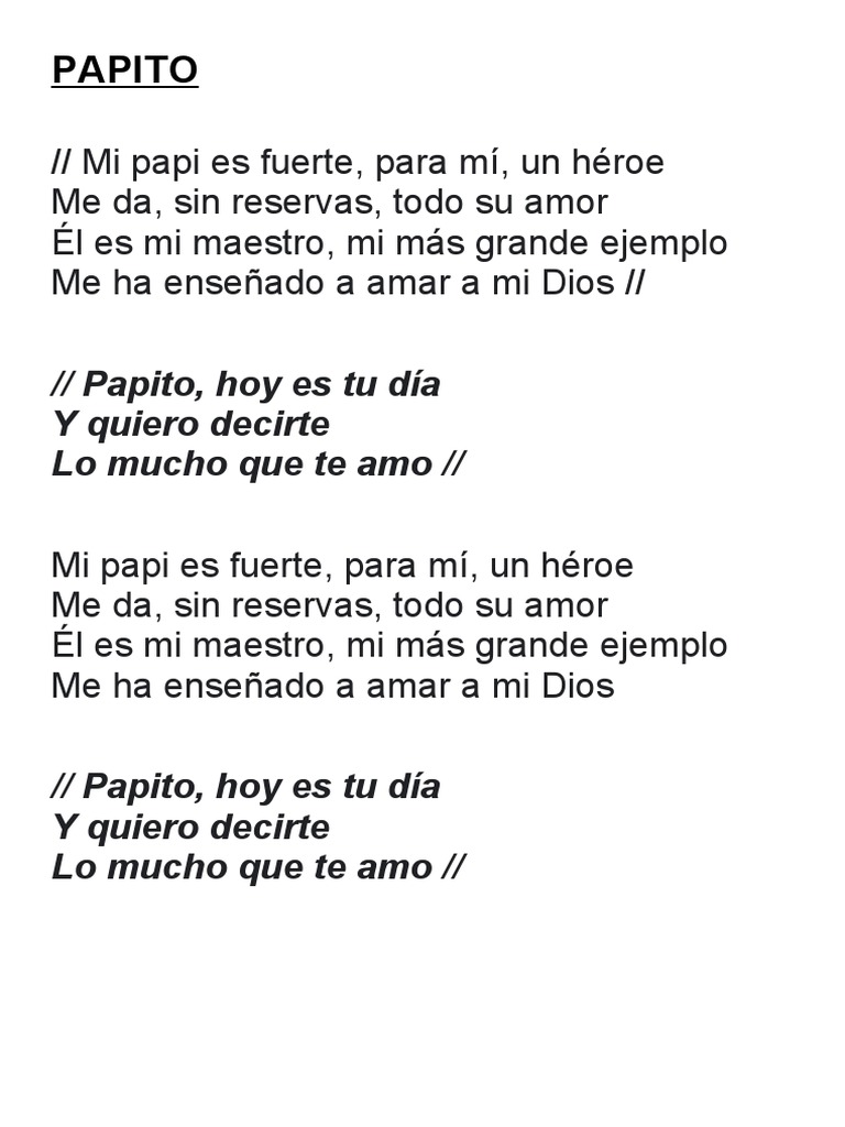 Papito, mi héroe y maestro | PDF