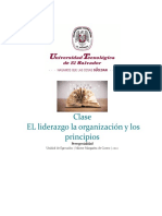 Clase El Liderazgo La Organización y Los Principos