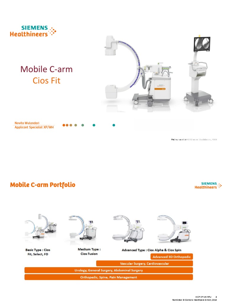 Cios Fit | PDF | Siemens | Radiography