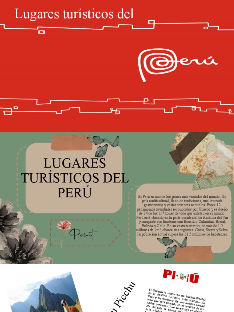 Lugares Turísticos Del PERÚ | PDF | Perú | Andes
