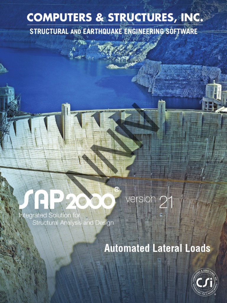 Lateral Loads Manual SAP 2000 | PDF | Copyright | Software