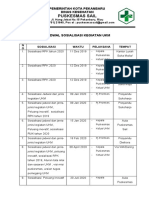 Jadwal Ukm 2019