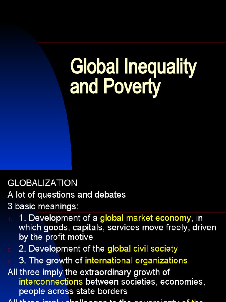 Globalization's Impact on Inequality | PDF | Globalization | Economic ...