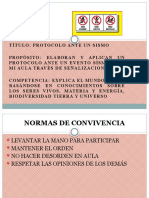 PROTOCOLO ANTE UN SISMO