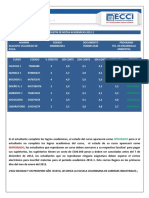 Boletin de Notas Academicas 2012