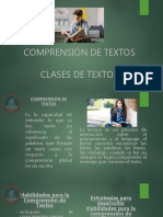 Comprensión de Textos Clases de Textos