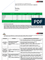 Programación anual CTMA 1ro Secundaria CESAR VALLEJO