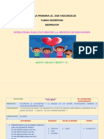 Estrategia para Favorecer La S Emociones 6° Vesp.