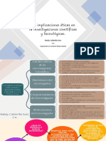 Las Implicaciones Éticas en La Investigaciones Científicas y