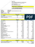 Presupuesto Desagregado