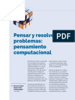 Pensar y Resolver Problemas, Pensamiento Computacional