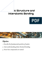  Atomic Structure and Interatomic Bonding