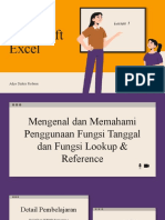 Fungsi Tanggal Dan Fungsi Lookup & Reference