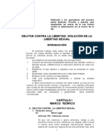 Manuscrito DELITOS CONTRA LA LIBERTAD - VIOLACION SEXUALddd