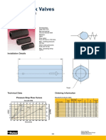 Parker Inline Check Valves