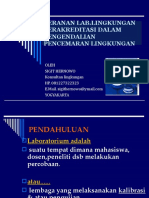 Sesi 3 .Peranan Lab - Lingkungan Terakreditasi Dalam Pengendalian Pencemaran Lingkungan