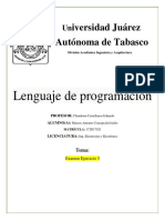 Examen Lenguaje de Programacion