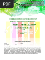 Arts Appreciation) .