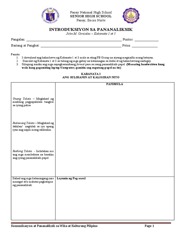 answer-sheets-introduksiyon-sa-pananaliksik-kabanata-1-at-3-pdf