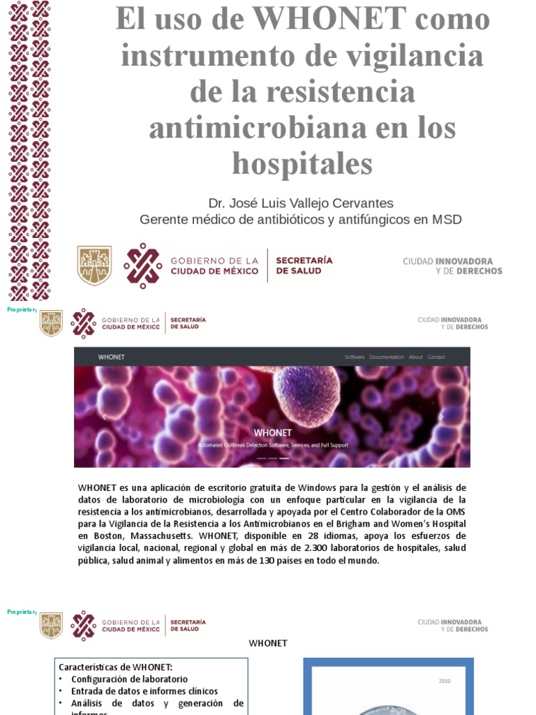 Módulo 12 WHONET - 2022 Configuración y Análisis | PDF | Archivo de ...