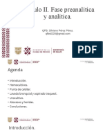 Presentaciuón Módulo 13 Fase Analítica y Preanalítica