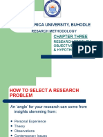 Research Methodology Chapter III