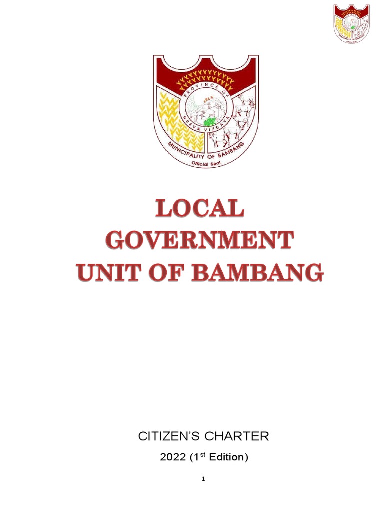 Citizens Charter 2022 | PDF | Identity Document | Business