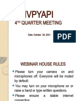 Nvpyapi 4TH Quarter Meeting