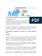 Análisis de Estados Financieros 2.1 y 2.2