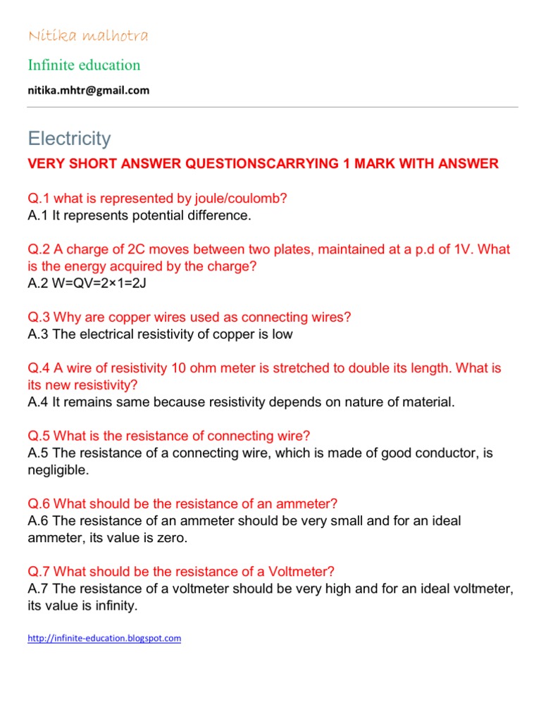 ELECTRICITY CHAPTER CLASS 10 PDF SOLUTIONS PDF DOWNLOAD visual data 7