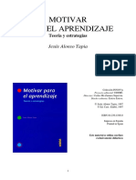 Alonso, T.J. Motivar para El Aprendizaje