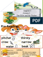 Eng. Unit 1 - Lesson 1 - Day 1 - The Crow and The Pitcher