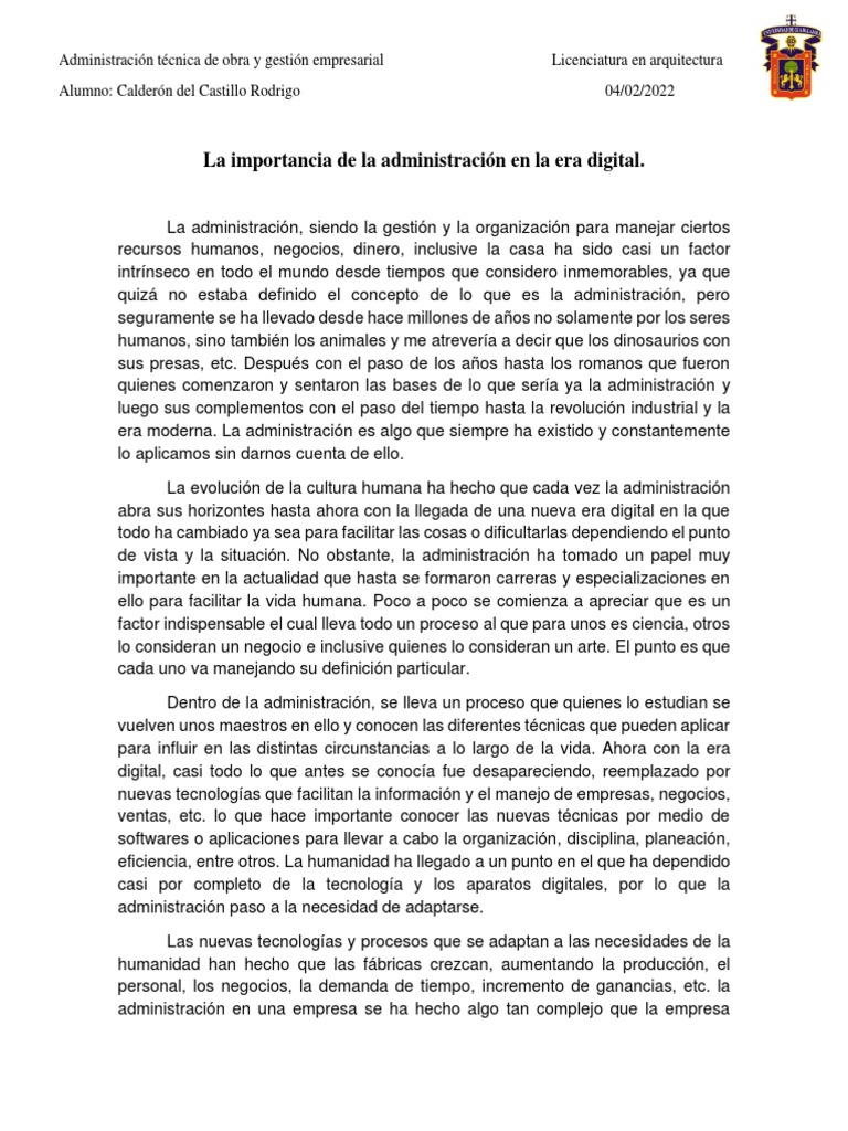 Evolución de la administración digital | PDF | Business | Gestión de ...