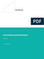 Functions Notions Level 2