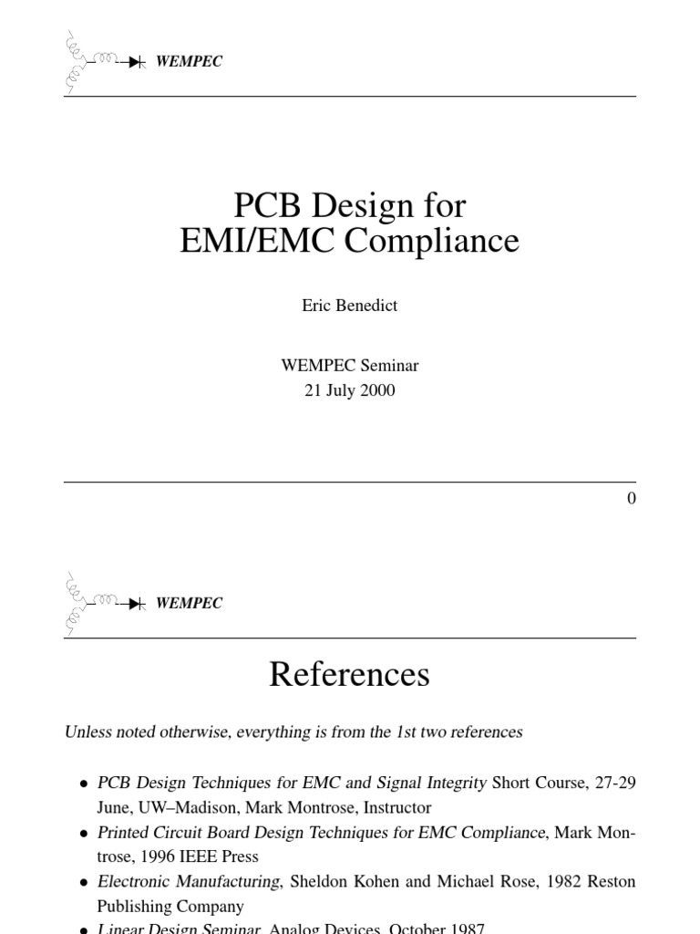 Design For PCB EMIEMC Compliance | PDF