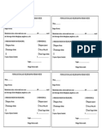 Formulir Evaluasi Kelengkapan Rem