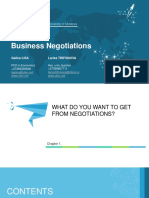 What Do You Want To Get From Negotiations