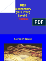 REU Biochemistry BICH 200 Level-3 Practical Carbohydrates Qualitative Tests