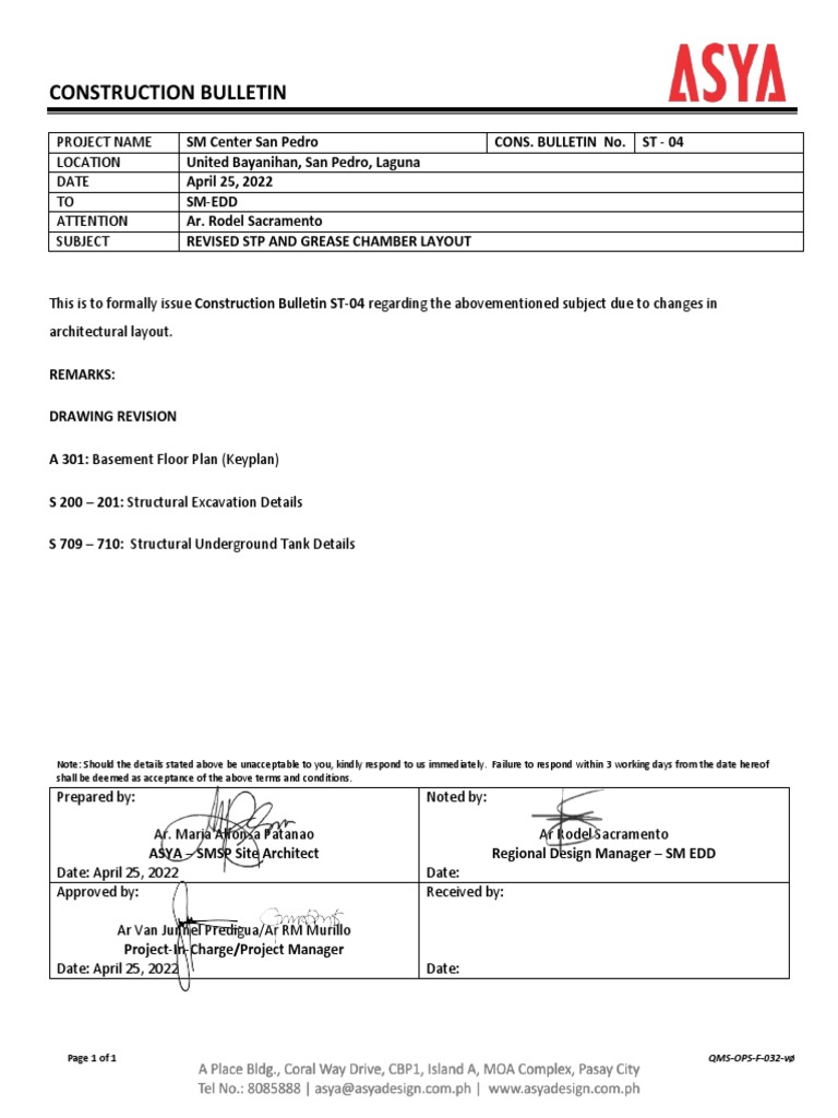 SMSPCBST04 Revised STP and Grease Chamber Layout (Merged) PDF
