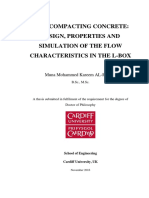 Self-Compacting Concrete: Design, Properties and Simulation of The Flow Characteristics in The L-Box